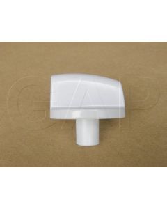 0019007928 CHEF COOKTOP KNOB CONTL WHITE GAS CURVED UC01