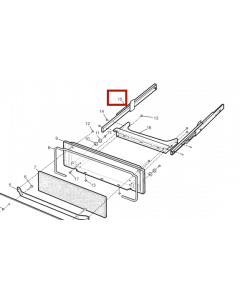 0024010088 SLIDE GRILL ASSY DOUBLE ACTION
