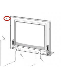 0038001793 WESTINGHOUSE PANEL INNER OVEN DOOR LOW KY