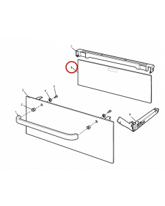 4055550018 DOOR GRILL INNER GLASS