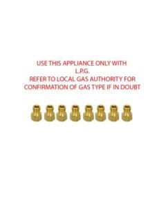 0609001350 Electrolux Cooktop Conversion Kit NG To LPG