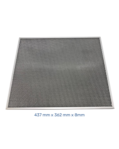103584 FILTER ALUMINIUM 437 X 362 X 8
