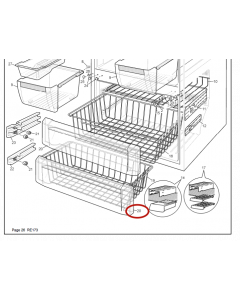 1444018 FRONT BASKET (FREEZER)