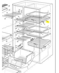 1445060K SHELF GLASS & BKTS