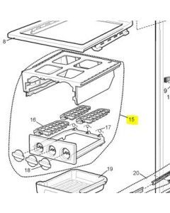 1453017 TWIST & SERVE CARRIAGE ASSY