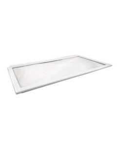 1460420 GLASS SHELF 600 X 345mm APPROX