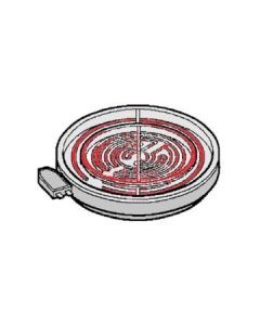 3890744-21/6 ELECTRIC PLATE,D210/120 -2200W