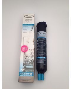 4396841 Whirlpool Fridge Water Filter In Kick Plate Button Lock - External