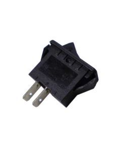 445764 SWITCH ROCKER S/POLE BLACK