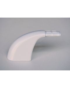 END HANDLE RH WHT PLASTIC 