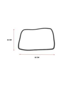 754132201 SMEG OVEN DOOR SEAL LARGER OVEN 420mm X 320mm 5 pins