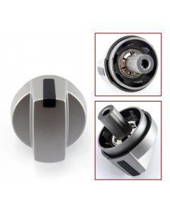 A03160502 KNOB ASSY GAS W/HOUSE SILVER