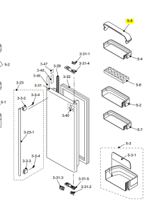 DAIRY DOOR - PART NUMBER: GDORPA078CBFE